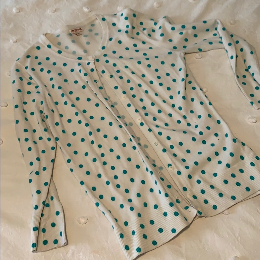 Polka dot cardigan